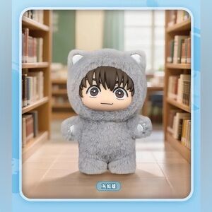 NWT Jujutsu Kaisen 2 Cat Ear Plush Series Confirmed Gray Cat